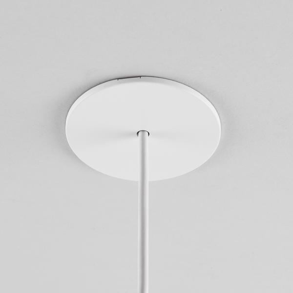 Mechanisches Montagezubehör - 68 mm Deckeneinbauadapter für Pendelleuchten, weiß