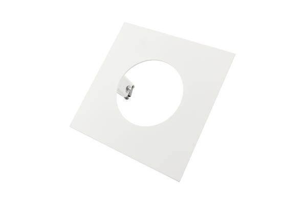 Mechanisches Montagezubehör - Reduzierring eckig 130/70 mm, Verkehrsweiß