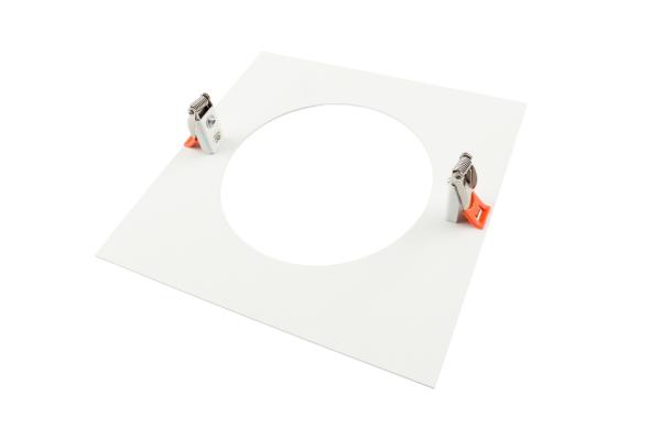 Mechanisches Montagezubehör - Reduzierring eckig 210/135 mm, Verkehrsweiß