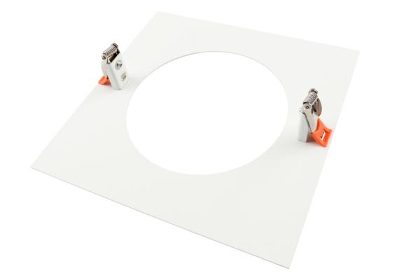 Mechanisches Montagezubehör - Reduzierring eckig 240/180 mm, Verkehrsweiß