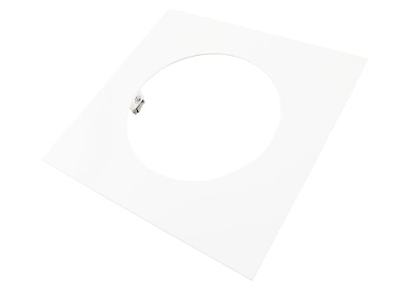 Mechanisches Montagezubehör - Reduzierring eckig 240/180 mm, Signalweiß