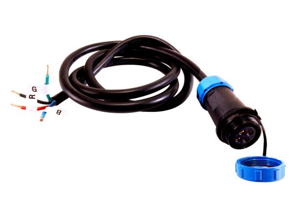 Elektrisches Montagezubehör - Weipu HQ 12/24/48V Einspeisekabel 4-polig