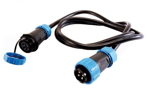 Elektrisches Montagezubehör - Weipu HQ 12/24/48V Verbindungskabel 4-polig