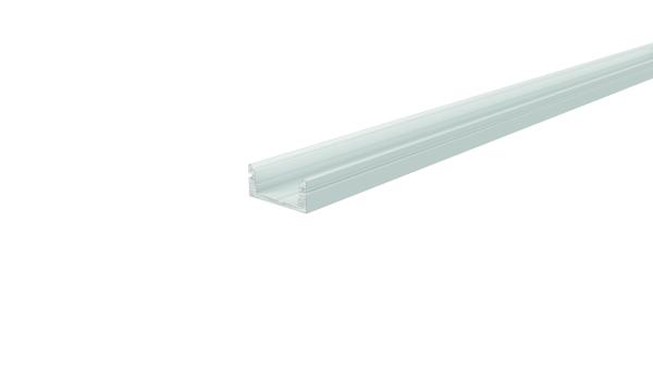 Profil - U-Profil flach AU-01-10, 2m, Weiß
