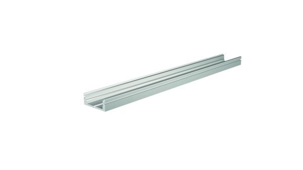 Profil - U-Profil flach AU-01-12, 3m, Silber