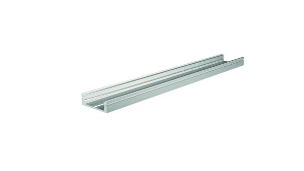Profil - U-Profil flach AU-01-15, 3m, Silber
