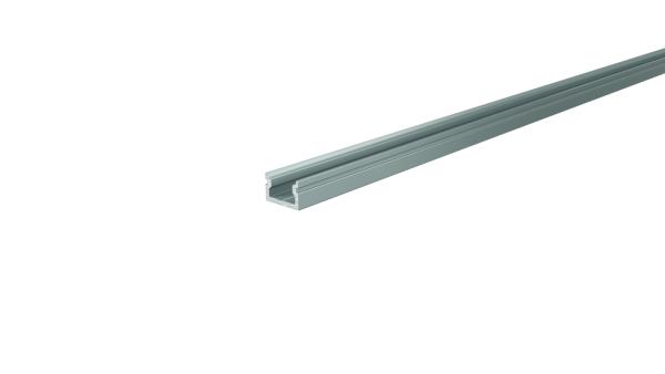 Profil - U-Profil flach AU-01-05, 2m, Silber