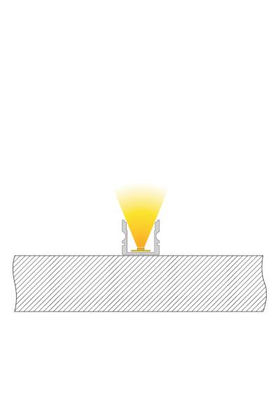 Profil - U-Profil hoch AU-02-10, 1m, Silber