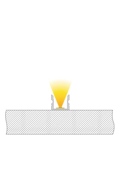 Profil - U-Profil hoch AU-02-12, 2m, Silber