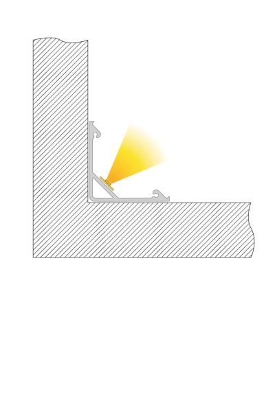 Profil - Eck-Profil AV-05-15, 3m, Silber