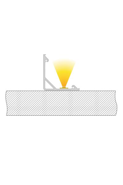 Profil - Eck-Profil AV-05-15, 3m, Silber