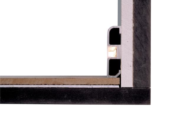 Profil - Sockel-Profil AM-02-10, 3m, Silber