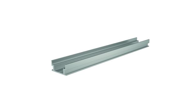 Profil - IP-Profil, U-flach AU-04-12, 3m, Silber