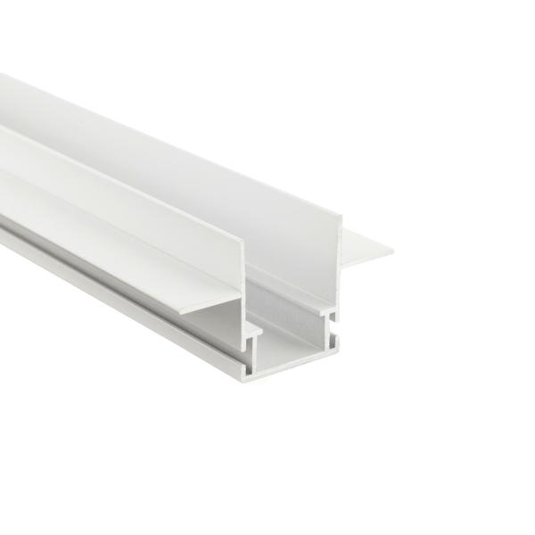 Profil - Combo Einbau Montageprofil mit Flügel, 13mm, 1m weiß