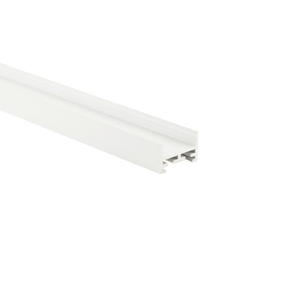 Profil - Combo U-Leuchtenprofil flach, LU-01-20, weiß, 1m