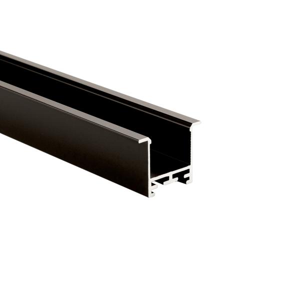Profil - Combo T-Leuchtenprofil hoch, LT-02-20, schwarz, 2m