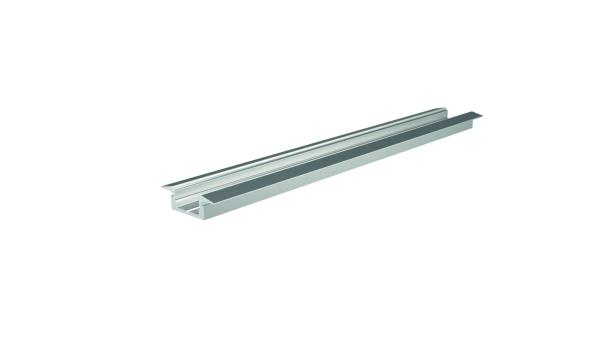 Profil - T-Profil flach ET-01-08, 2m, Silber