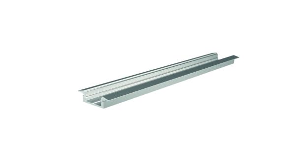 Profil - T-Profil flach ET-01-12, 2m, Silber