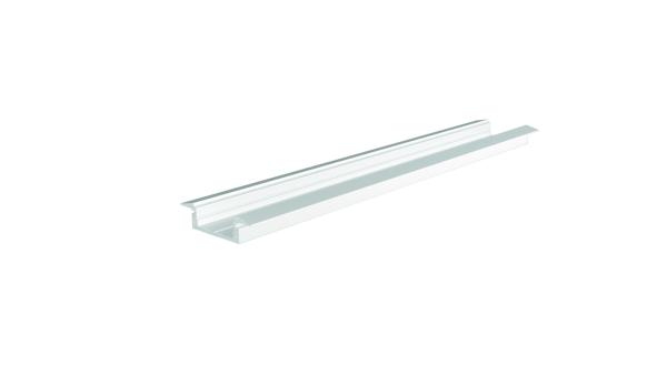 Profil - T-Profil flach ET-01-12, 2m, Weiß