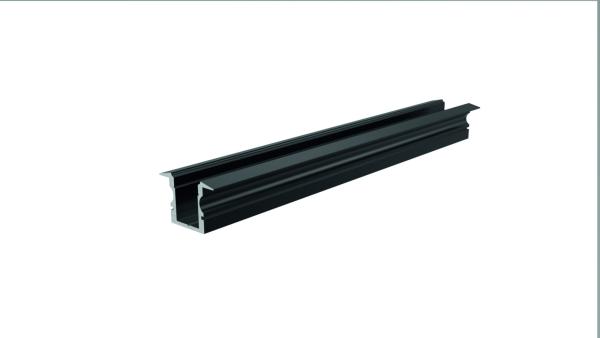 Profil - T-Profil hoch ET-02-08, 2m, Schwarz