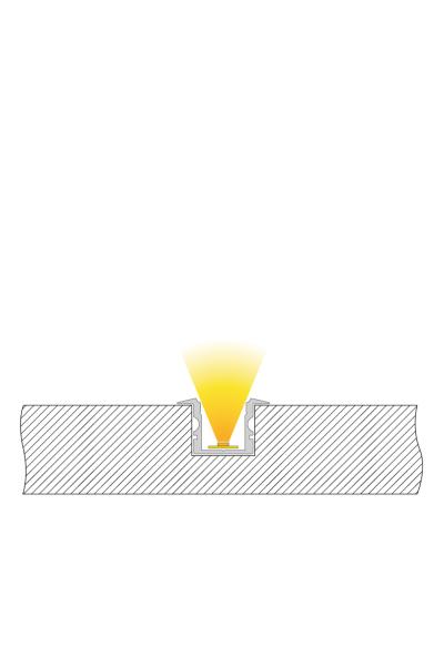 Profil - T-Profil hoch ET-02-10, 3m, Silber