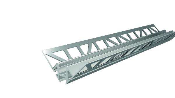 Profil - Fliesen-Profil Ecke innen EV-01-08, 3m, Silber