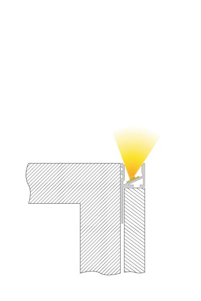 Profil - Fliesen-Profil Abschluss EA-03-12, 2m, Silber