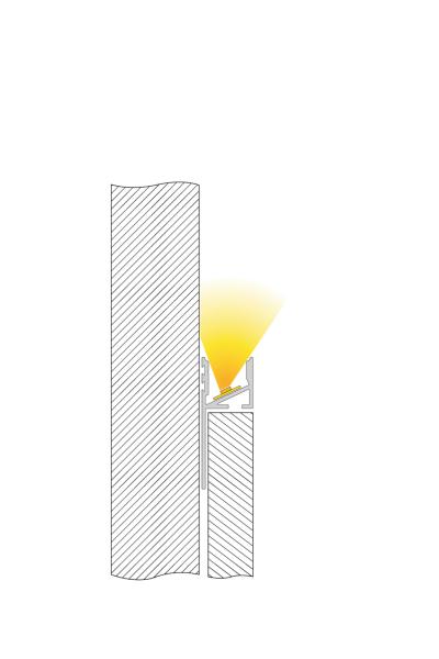 Profil - Fliesen-Profil Abschluss EA-03-12, 3m, Silber