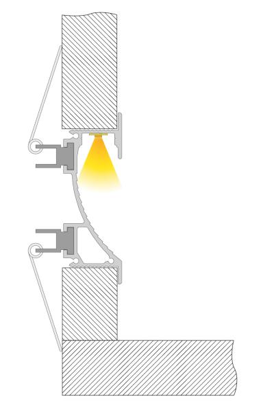 Profil - Trockenbau-Profil, Wandvoute EL-02-12, 2m, Silber