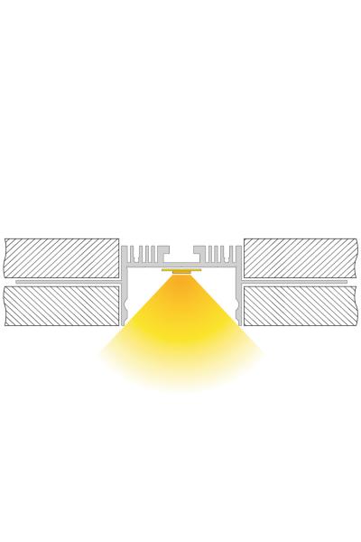 Profil - Trockenbau-Profil, Wand-Decke EU-01-36, 3m, Silber