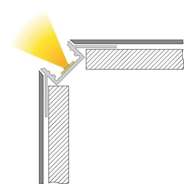 Profil - Trockenbau-Profil, EV-12-12, 3m, Silber