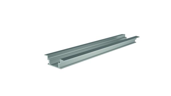 Profil - IP-Profil, T-flach ET-05-12, 3m, Silber