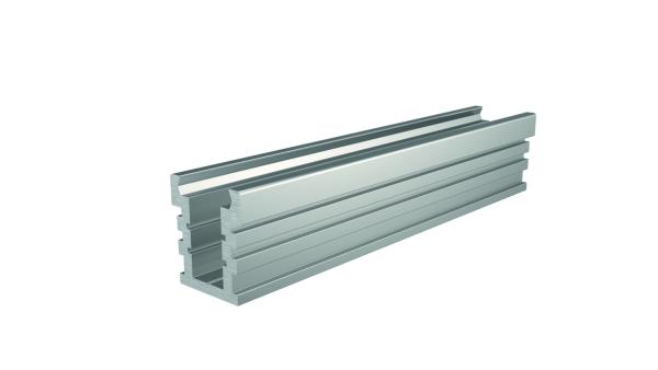 Profil - IP-Profil, U-hoch, befahrbar EU-01-12, 2m, Silber