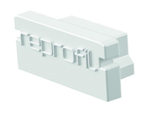 Profil Endkappe - Endkappe P-AU-01-10 Set 2 Stk, Weiß