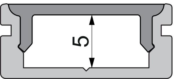 Profil Endkappe - Endkappe P-AU-01-10 Set 2 Stk, Schwarz