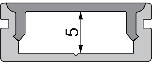 Profil Endkappe - Endkappe P-AU-01-12 Set 2 Stk, Schwarz