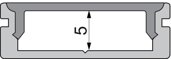 Profil Endkappe - Endkappe P-AU-01-15 Set 2 Stk, Schwarz