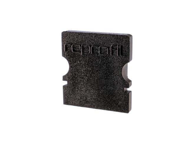Profil Endkappe - Endkappe P-AU-02-08 Set 2 Stk, Schwarz