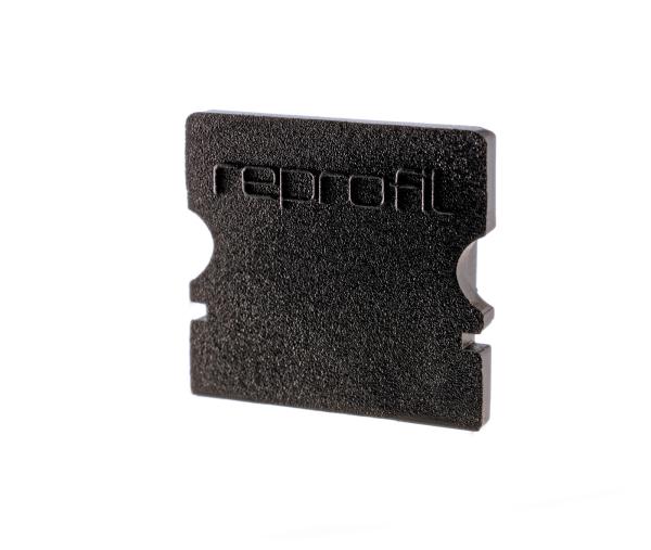 Profil Endkappe - Endkappe P-AU-02-10 Set 2 Stk, Schwarz