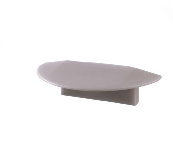 Profil Endkappe - Endkappe P-ET-01-10 Set 2 Stk, Grau