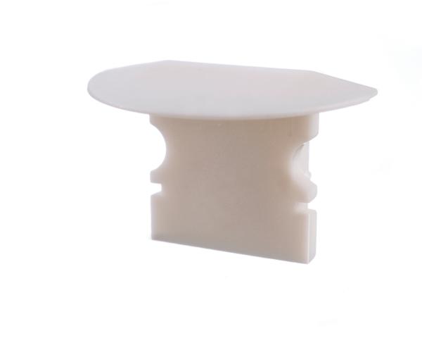 Profil Endkappe - Endkappe P-ET-02-08 Set 2 Stk, Weiß