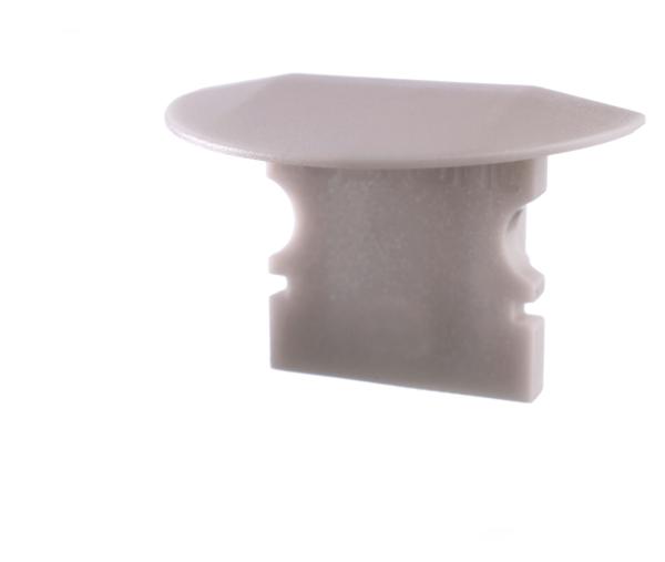 Profil Endkappe - Endkappe P-ET-02-08 Set 2 Stk, Grau