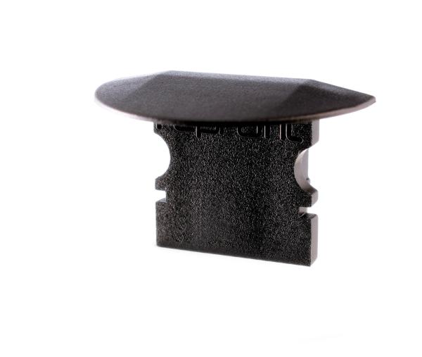 Profil Endkappe - Endkappe P-ET-02-08 Set 2 Stk, Schwarz