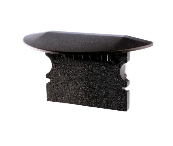 Profil Endkappe - Endkappe P-ET-02-12 Set 2 Stk, Schwarz