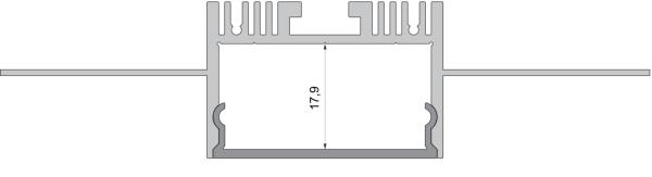 Profil Endkappe - Endkappe P-EU-01-36 Set 2 Stk, Grau