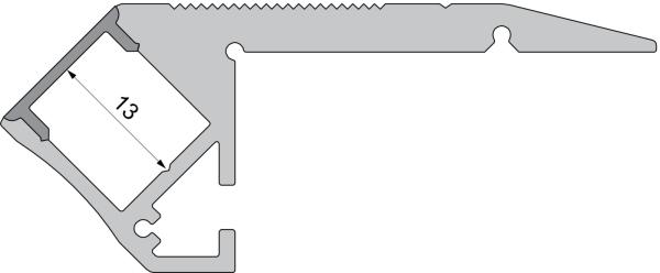 Profil Endkappe - Endkappe P-AL-01-10 Set 2 Stk, Grau