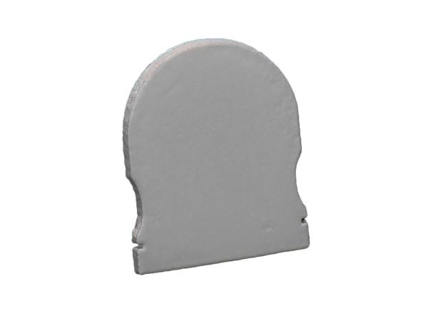 Profil Endkappe - Endkappe R-AU-02-20 Set 2 Stk, Grau