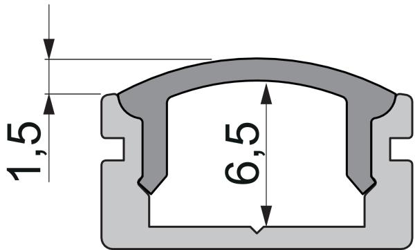 Profil Endkappe - Endkappe F-AU-01-08 Set 2 Stk, Schwarz