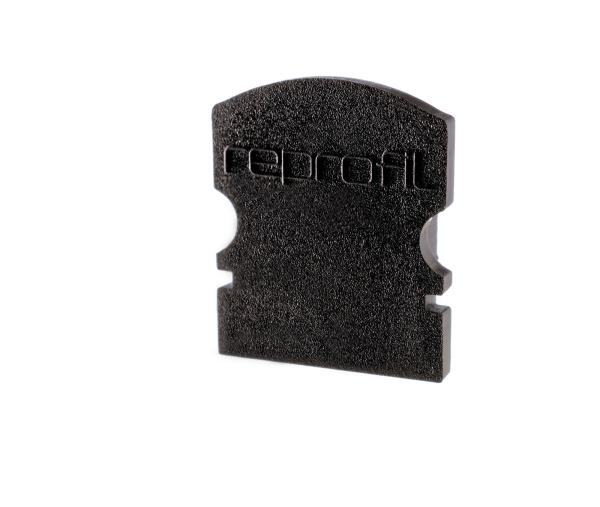 Profil Endkappe - Endkappe F-AU-02-08 Set 2 Stk, Schwarz