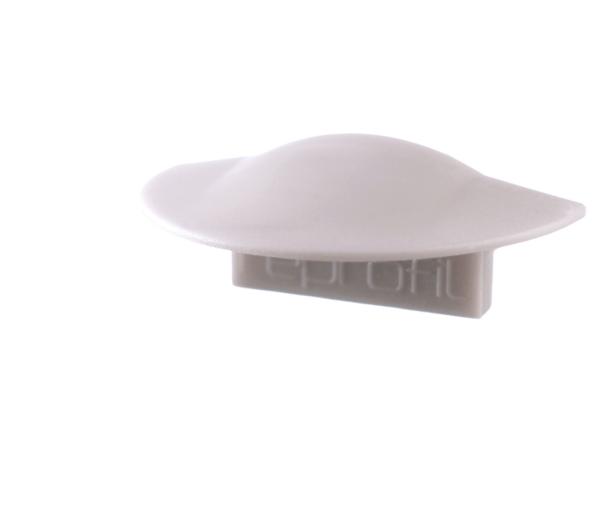 Profil Endkappe - Endkappe F-ET-01-08 Set 2 Stk, Grau